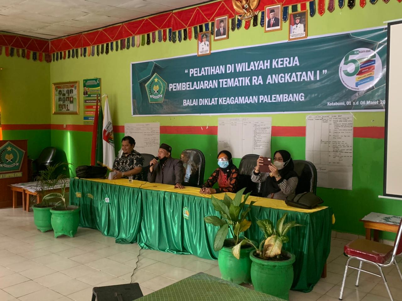 PDWK Pembelajaran Tematik RA Angkatan I di Kotabumi